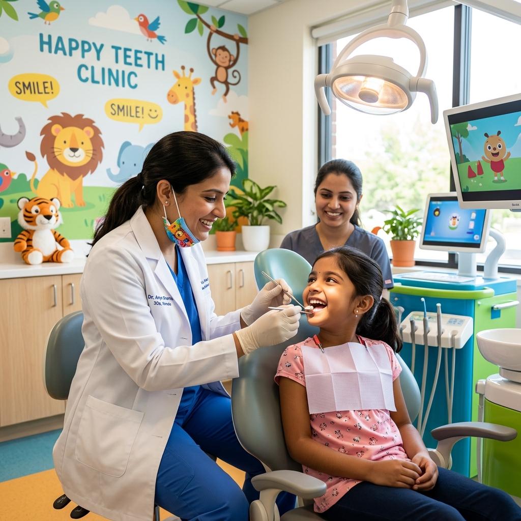 Child dental checkup at pediatric dental clinic in Jayanagar Bengaluru