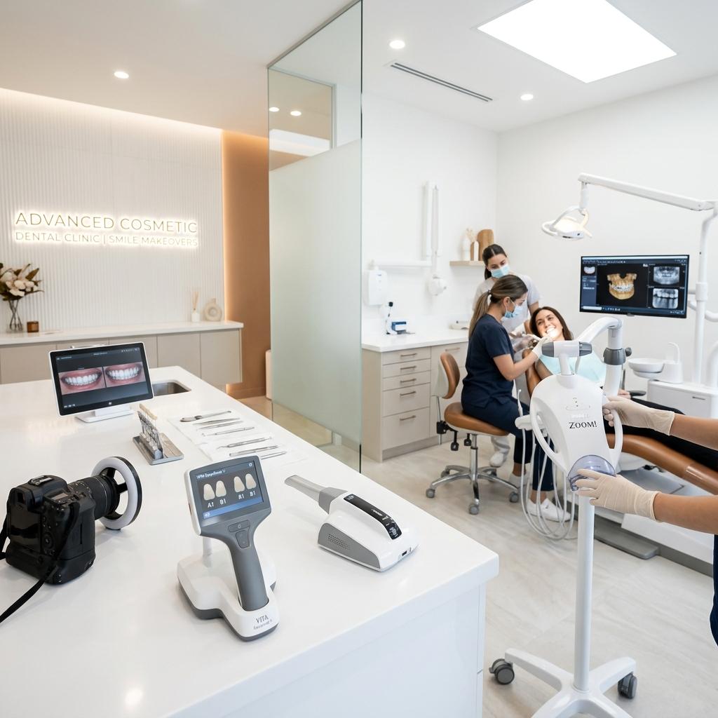 Advanced cosmetic dentistry technology for teeth whitening in Bengaluru